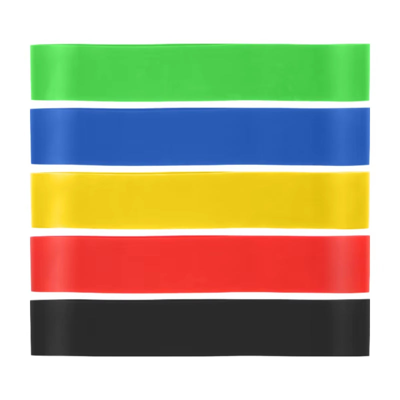 7PC Yoga Rally Circle Resistance Bands Fitness Set Rubber Loop Strength Training Workout Expander Gym Equipment Elastic Portable